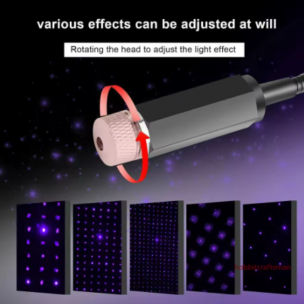 Starlight roof projector